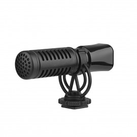 Mini Microphone Cardioid Condenser Mic with Shock Mount Windscreen Type-C Plug for Smartphone Vlog Live Streaming Video Recording