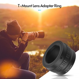 T2-NEX Metal Lens Mount Adapter Ring T/T2 Mount Lens Adapter Replacement for Sony NEX-7/NEX-6/NEX-5/NEX-5C/NEX-5N/NEX-5R/NEX-5T/NEX-3/NEX-C3/NEX-F3/NEX-3N NEX E-Mount Mirrorless Cameras