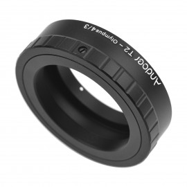 Andoer Metal Lens Mount Adapter Ring T/T2 Mount Lens Adapter Replacement for Olympus E-1/E-3/E-10/E-20/E-30/E-300/E-330/E-400/E-410/E-420/E-450/E-500/E-510/E-520/E-600/E-620/E-100 RS Micro 4/3 Mount Cameras