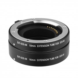 DG-EOS M Automatic Extension Tube 10mm and 16mm Auto Focus for Canon EF-M Mount Series Mirrorless Camera and Lens