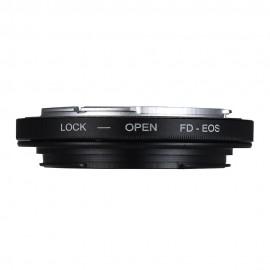 FD-EOS Lens Mount Adapter Camera Lens Adapter Ring with Optical Glass Focus Infinity FD Lens to EOS EF Mount Body for Canon 450D 50D 5D 5D2 500D 550D 600D 650D 6D 70D 700D