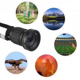 Portable 11X Micro Magnification Director's Viewfinder View Finder Scene Viewer Mini 41mm Front Thread Telescopic Zoom Photography Accessories for Professional Photographer