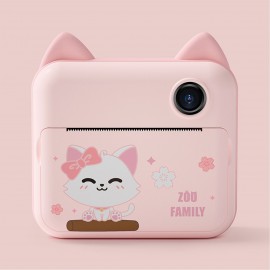 P1 Kids Camera 32GB Children Instant Camera Photo Printer 2.4 inch IPS Screen Christmas Birthday Gifts for Girls with Printing Paper Support WIFI Transmissin Applicable to Self-adhesive Photo Paper