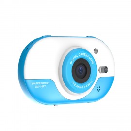 8MP Children Digital Camera Kids Waterproof Camera with Front and Rear Dual Cameras 2.4 Inch IPS HD Screen One-click Photo/Video Self-timer for 5s