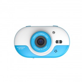 8MP Children Digital Camera Kids Waterproof Camera with Front and Rear Dual Cameras 2.4 Inch IPS HD Screen One-click Photo/Video Self-timer for 5s
