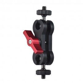 Articulating Arm Monitor Mount with Double Ballheads with 1/4 Inch 