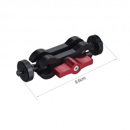 Articulating Arm Monitor Mount with Double Ballheads with 1/4 Inch