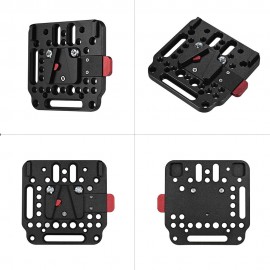 V-Lock Assembly Kit Female V-Dock Male V-Lock Quick Release Plate for V-Mount Battery