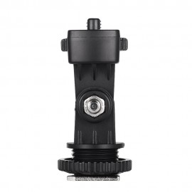 Flexible Cold Shoe Mount Adapter with 1/4 Inch Screw for Viltrox DC-90 DC-70 DC-50 Monitor L132T L116T LED Video Light