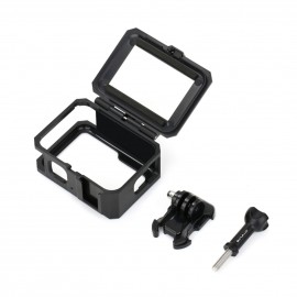 PULUZ ABS Plastic Border Frame Mount Protective Case Replacement for GoPro HERO9 Black