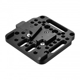 V-Lock Quick Release Plate Aluminum Alloy 1/4 Inch M3 M4 Countersink 1/4 Inch Thread for V-Mount Battery